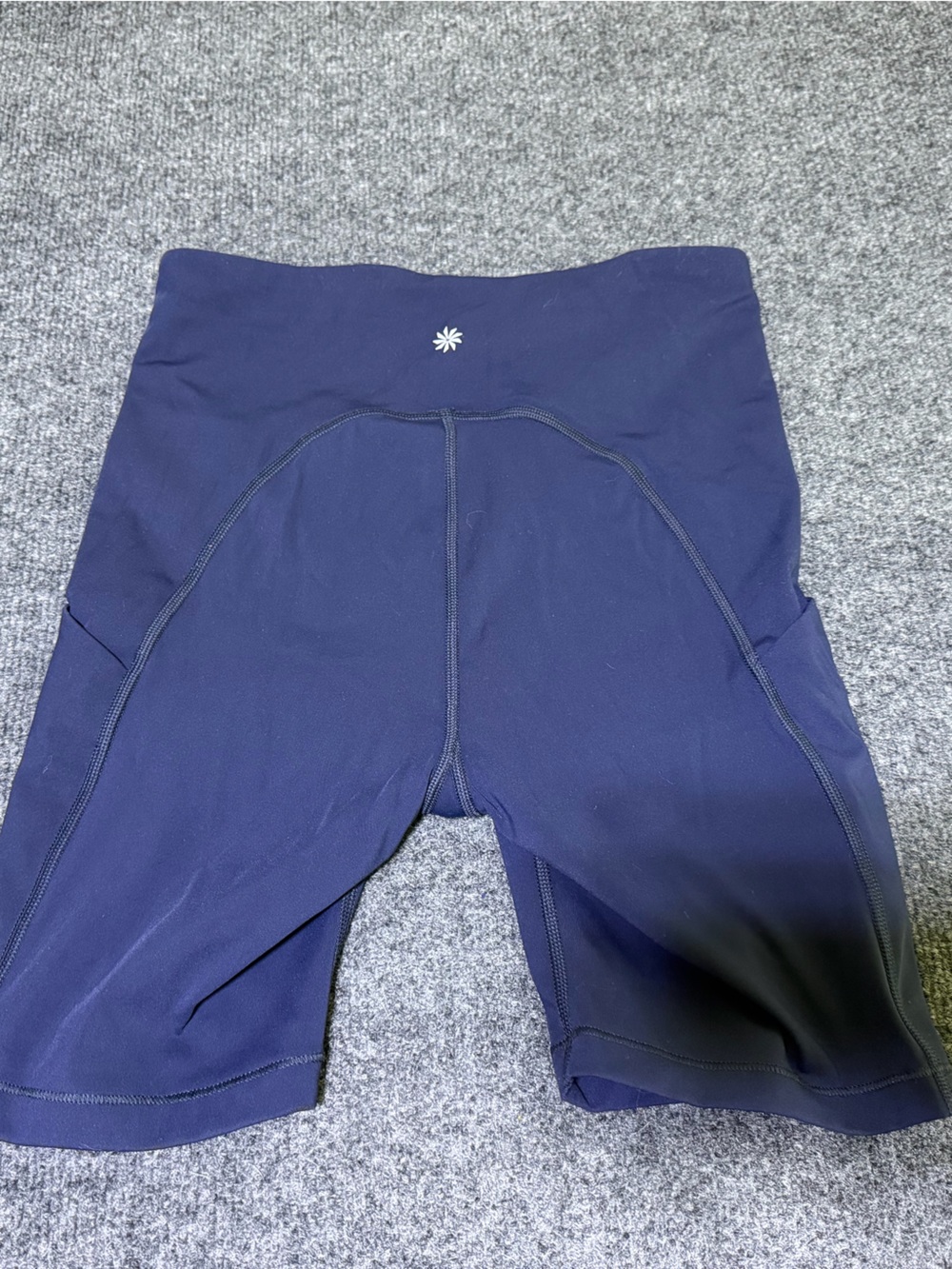 Athleta Navy Compression Training Shorts